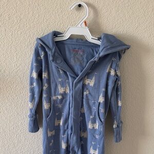 Magnetic Me Blue Castle Print Bodysuit